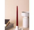 The Mia Iconic Şamdan Mum 2li Set Bordo 26 Cm