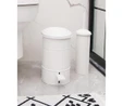 The Mia Çöp Kovası Banyo 5 Lt Beyaz Mgl0009