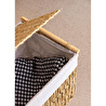 The Mia Cesta Hasır Organizer Sepet Naturel 52x30x32 Cm