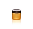 The Mia Akasya Yuvarlak Cam Kavanoz Amber 500 Ml