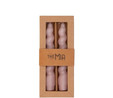 The Mia Burgu Şamdan Mumu 2li Set Rose 17 Cm