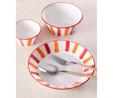 The Mia Joy Sosluk Çerezlik 6lı Set Kırmızı 10 Cm