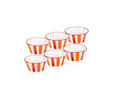 The Mia Joy Sosluk Çerezlik 6lı Set Kırmızı 10 Cm
