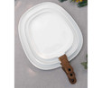 The Mia Woody Porselen Servis 44x30 Cm