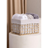 The Mia Braid Hasır Organizer Sepet Naturel 30x22x19 Cm