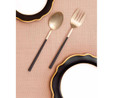The Mia Bianco Salata Servis Takımı Gold 2 Parça Ckb0248
