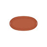 The Mia Cotta Limoges Oval Servis Terracota 43x22 Cm