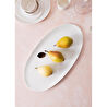 The Mia Cotta Limoges Oval Servis Beyaz 43x22 Cm