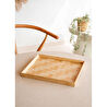 The Mia Wicker Bambu Tepsi 31x25 Cm Tps0066