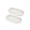The Mia Noon Oval Servis 2li Krem 29 Cm