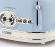 Ariete Vintage Ekmek Kızartma Makinesi - 4 Dilim, Mavi