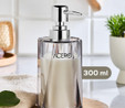 Vienev Akrilik Sıvı Sabunluk 300 Ml Şeffaf Antrasit 1993