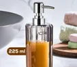Vienev Akrilik Sıvı Sabunluk 225 Ml Şeffaf Antrasit 1991