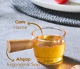 Vienev Ahşap Saplı Küçük Boy Cam Sosluk 60 Ml