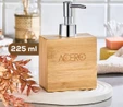 Vienev Bambu Dikdörtgen Sıvı Sabunluk Krom Pompalı 225 Ml - 32155