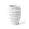 The Mia Licia Seramik Vazo Beyaz 20x20x31 Cm