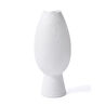The Mia Licia Seramik Vazo Beyaz 20x20x45 Cm