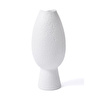The Mia Licia Seramik Vazo Beyaz 20x20x45 Cm