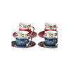 Lucky Art Lancelot New Bone China Porselen 6lı Kahve Fincanı Seti