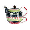 Lucky Art Lancelot New Bone China Porselen Demlik Ve Fincan Seti