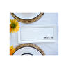 The Mia Daily Tunes Dikdörtgen Servis - 35x16cm Dly011