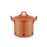 The Mia Prizma Patates Soğan Kabı Terracota 30x30x30 Cm