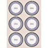 The Mia Provence Yemek Tabağı 6lı Set 20 Cm