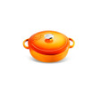 Voeux Kitchenware Amusant Turuncu Sığ Döküm Tencere 28 Cm