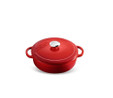 Voeux Kitchenware L'amour Kırmızı Sığ Döküm Tencere 24 Cm