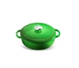 Voeux Kitchenware Forêt Yeşil Sığ Döküm Tencere 28 Cm