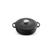 Voeux Kitchenware Elegance Siyah Sığ Döküm Tencere 24 Cm