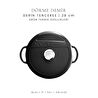 Voeux Kitchenware Elegance Siyah Derin Döküm Tencere 28 Cm