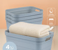 Vienev 4'lü 10,8 Litre Saklama Kutusu Mavi