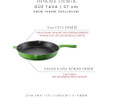 Voeux Kitchenware Forêt Yeşil Döküm Düz Tava 27 Cm