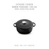 Voeux Kitchenware Elegance Siyah Derin Döküm Tencere 20 Cm