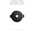 Voeux Kitchenware Elegance Siyah Döküm Mini Güveç 12 Cm
