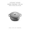 Voeux Kitchenware Gracieuse Gri Derin Döküm Tencere 20 Cm