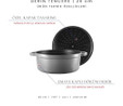 Voeux Kitchenware Gracieuse Gri Derin Döküm Tencere 20 Cm