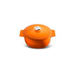 Voeux Kitchenware Amusant Turuncu Döküm Mini Güveç 12 Cm