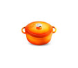 Voeux Kitchenware Amusant Turuncu Derin Döküm Tencere 20 Cm