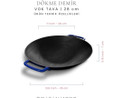 Voeux Kitchenware Azure Lacivert Döküm Wok Tava 28 Cm