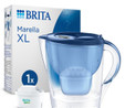 BRITA Marella XL Maxtra Pro All-In-1 Filtreli Su Arıtma Sürahisi - Mavi, 3,5 Lt