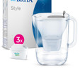 BRITA Style XL 3x Maxtra Pro All-In-1 Filtreli Su Arıtma Sürahisi - Gri
