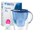 BRITA Marella XL 12x Maxtra Pro All-In-1 Filtreli Su Arıtma Sürahisi – Mavi (3,5l)