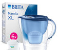 BRITA Marella XL 6x Maxtra Pro All-In-1 Filtreli Su Arıtma Sürahisi – Mavi (3,5l)