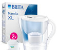 BRITA Marella XL 2x Maxtra Pro All-In-1 Filtreli Su Arıtma Sürahisi - Beyaz