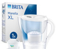 BRITA Marella XL Maxtra Pro All-In-1 Filtreli Su Arıtma Sürahisi - Beyaz