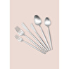 The Mia Shiny Çatal Kaşık Bıçak Takımı Mat Gümüş 36 Parça