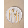 The Mia Shiny Çatal Kaşık Bıçak Takımı Gold 36 Parça