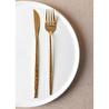 The Mia Shiny Çatal Kaşık Bıçak Takımı Gold 36 Parça